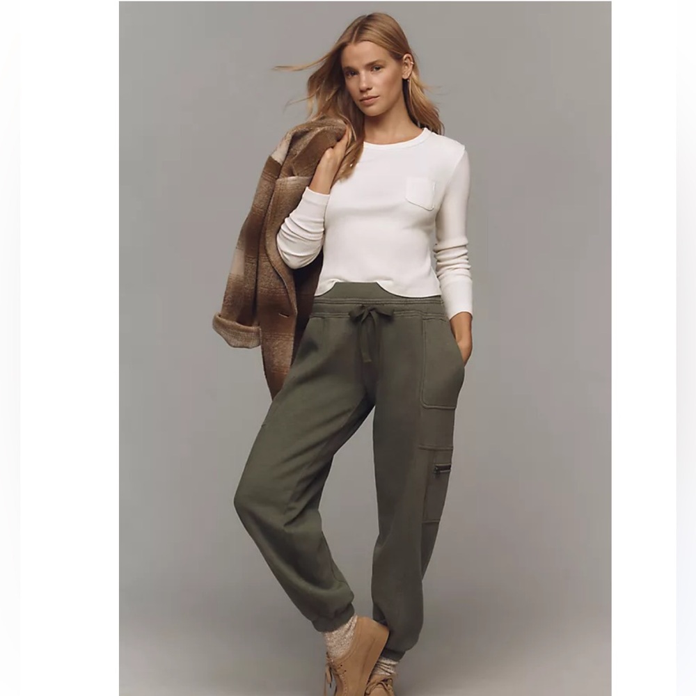Powder Packed Pants
DAILY PRACTICE BY ANTHROPOLOGIE 
NWT
Color- Green - Picture 2 of 7